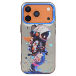 동물 무늬 유화 시리즈 PC + TPU 휴대폰 케이스, 아이폰 17 프로용