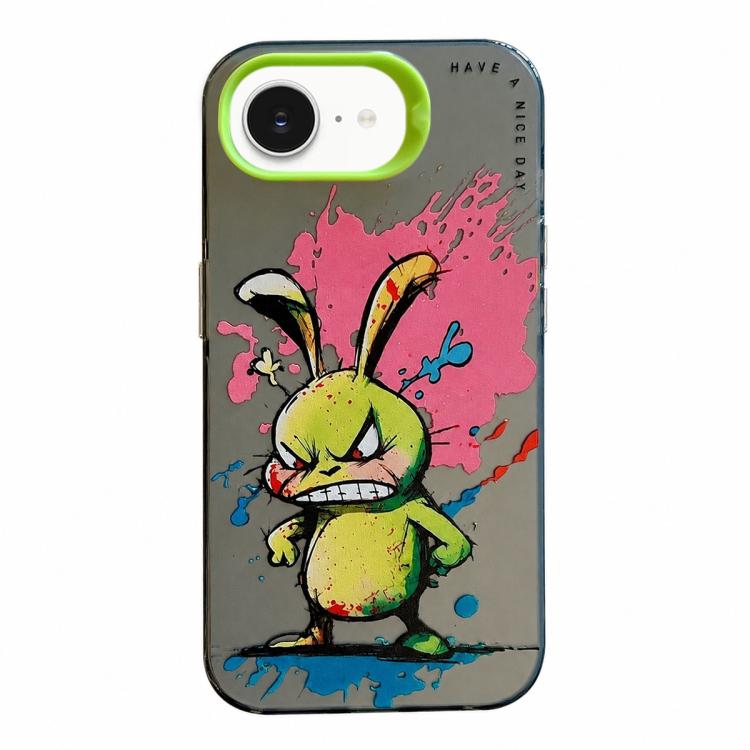 동물 무늬 유화 시리즈 PC + TPU 휴대폰 케이스, 아이폰 17 프로 맥스용