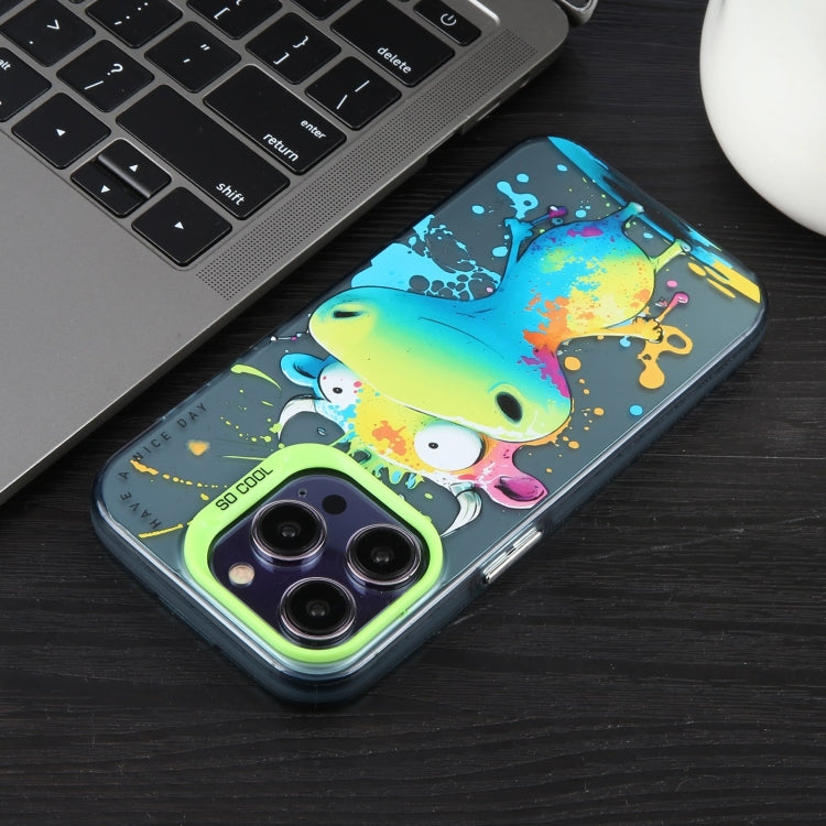 Animal Pattern Oil Painting Series PC + TPU Phone Case, For iPhone 7 / 8 / SE 2020
