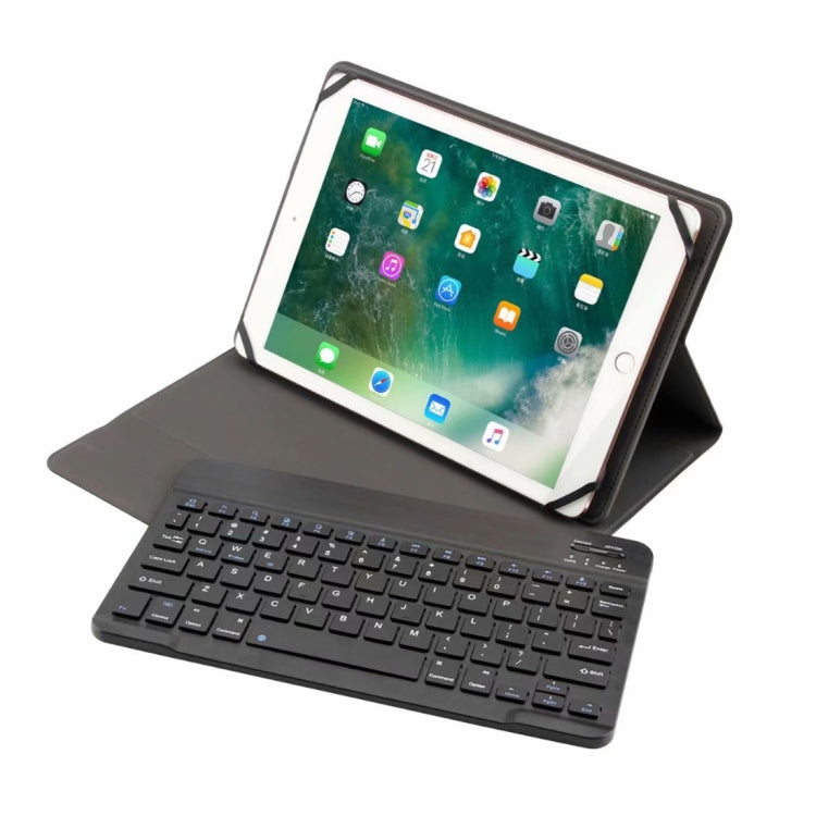 Android, Apple, Windows 시스템용 9.7-10인치 범용 분리형 블루투스 키보드 보호 케이스, 스탠드 포함, 터치 미지원