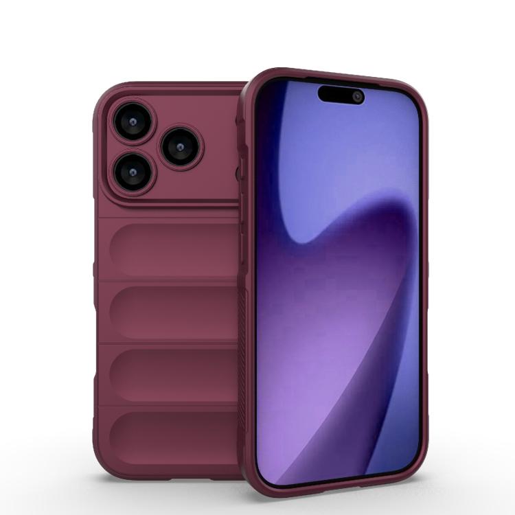 매직 쉴드 TPU + 플란넬 휴대폰 케이스, 아이폰 17e / 16e용, 아이폰 17 프로 맥스용, 아이폰 17 프로용, 아이폰 17용