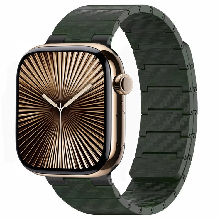 카본 파이버 마그네틱 루프 시계 밴드, 애플 워치 시리즈 10 46mm용, 애플 워치 시리즈 10 42mm용, 애플 워치 SE 2023 44mm용, 애플 워치 SE 2023 40mm용, 애플 워치 울트라 2 49mm용, 애플 워치 시리즈 9 45mm용, 애플 워치 시리즈 9 41mm용