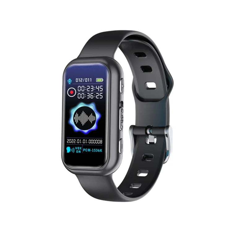 JNN S16 스마트 HD 노이즈 감소 블루투스 MP3 음성 제어 녹음 팔찌, 4GB, 8GB, 16GB, 32GB, 64GB