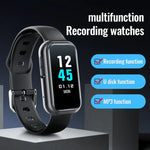 JNN S16 스마트 HD 노이즈 감소 블루투스 MP3 음성 제어 녹음 팔찌, 4GB, 8GB, 16GB, 32GB, 64GB