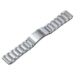 22mm Three Strains HW Buckle Titanium Steel Watch Band, For Huawei Watch 4 Pro/GT3/GT2 Porsche Ver