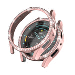 삼성 갤럭시 워치 6 44mm, 삼성 갤럭시 워치 6 40mm용 다이아몬드 중공 PC 시계 보호 케이스
