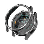 삼성 갤럭시 워치 6 44mm, 삼성 갤럭시 워치 6 40mm용 다이아몬드 중공 PC 시계 보호 케이스