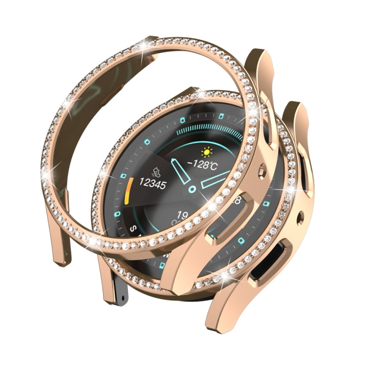 삼성 갤럭시 워치 6 44mm, 삼성 갤럭시 워치 6 40mm용 다이아몬드 중공 PC 시계 보호 케이스