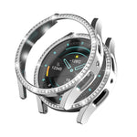 삼성 갤럭시 워치 6 44mm, 삼성 갤럭시 워치 6 40mm용 다이아몬드 중공 PC 시계 보호 케이스