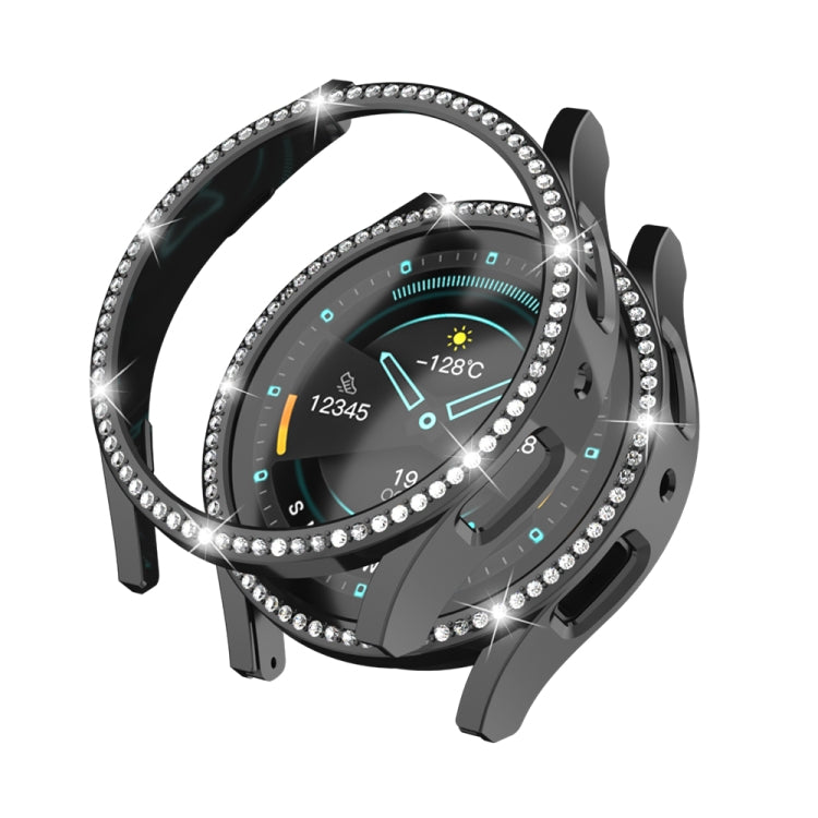 삼성 갤럭시 워치 6 44mm, 삼성 갤럭시 워치 6 40mm용 다이아몬드 중공 PC 시계 보호 케이스