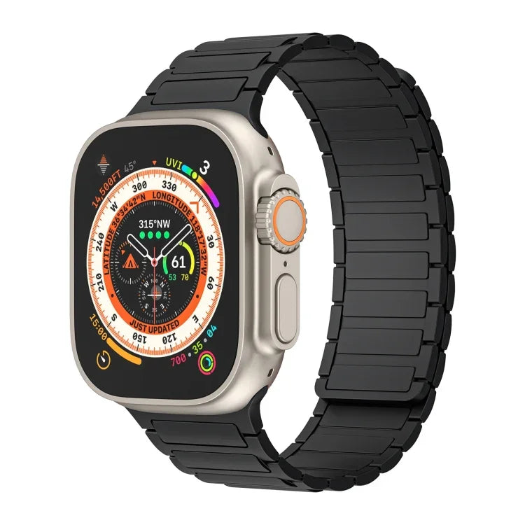 자석 루프 실리콘 시계 밴드, Apple Watch Series 9 45mm용, Apple Watch Series 9 41mm용, Apple Watch Ultra 49mm용