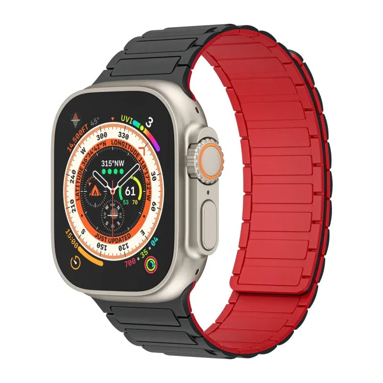 자석 루프 실리콘 시계 밴드, Apple Watch SE 2023 44mm용, Apple Watch SE 2023 40mm용, Apple Watch Ultra 2 49mm용