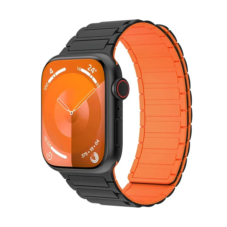 자석 루프 실리콘 시계 밴드, Apple Watch Series 9 45mm용, Apple Watch Series 9 41mm용, Apple Watch Ultra 49mm용