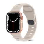 사각 버클 스트라이프 실리콘 시계 밴드, 애플 워치 울트라 2 49mm용, 애플 워치 시리즈 9 45mm용