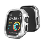 Double Row Diamond Hollow PC Watch Case, For Apple Watch Ultra 2 / Ultra 49mm