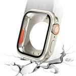 Ultra 49mm 전면 보호 필름 하이브리드 PC 시계 케이스로 교체, 애플 워치 시리즈 6 / 5 / 4 / SE 44mm용, 애플 워치 시리즈 6 / 5 / 4 / SE 40mm용, 애플 워치 시리즈 9 / 8 / 7 45mm용, 애플 워치 시리즈 9 / 8 / 7 41mm용