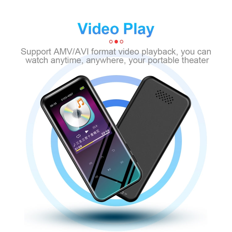 M15 다기능 스마트 음성 녹음기 MP3 하이파이 사운드 뮤직 플레이어 워크맨, 블루투스 버전, 4GB, 8GB, 16GB, 32GB