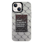 Electroplated Silver Series PC Protective Phone Case, For iPhone 13 Pro, For iPhone 13