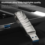 레노버 씽크플러스 MU232 USB 3.2 + USB-C / 타입-C 듀얼 헤드 플래시 드라이브, 64GB, 128GB, 256GB