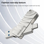 레노버 씽크플러스 MU232 USB 3.2 + USB-C / 타입-C 듀얼 헤드 플래시 드라이브, 64GB, 128GB, 256GB