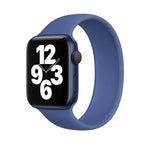 Apple Watch 시리즈 5 & 4 44mm / 3 & 2 & 1 42mm 단색 탄성 실리콘 교체용 손목 스트랩 시계줄, 사이즈:S 130mm, S 130mm, 사이즈:M 143mm, M 143mm, 사이즈:L 156mm, L 156mm