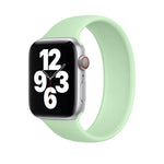Apple Watch 시리즈 5 & 4 44mm / 3 & 2 & 1 42mm 단색 탄성 실리콘 교체용 손목 스트랩 시계줄, 사이즈:S 130mm, S 130mm, 사이즈:M 143mm, M 143mm, 사이즈:L 156mm, L 156mm