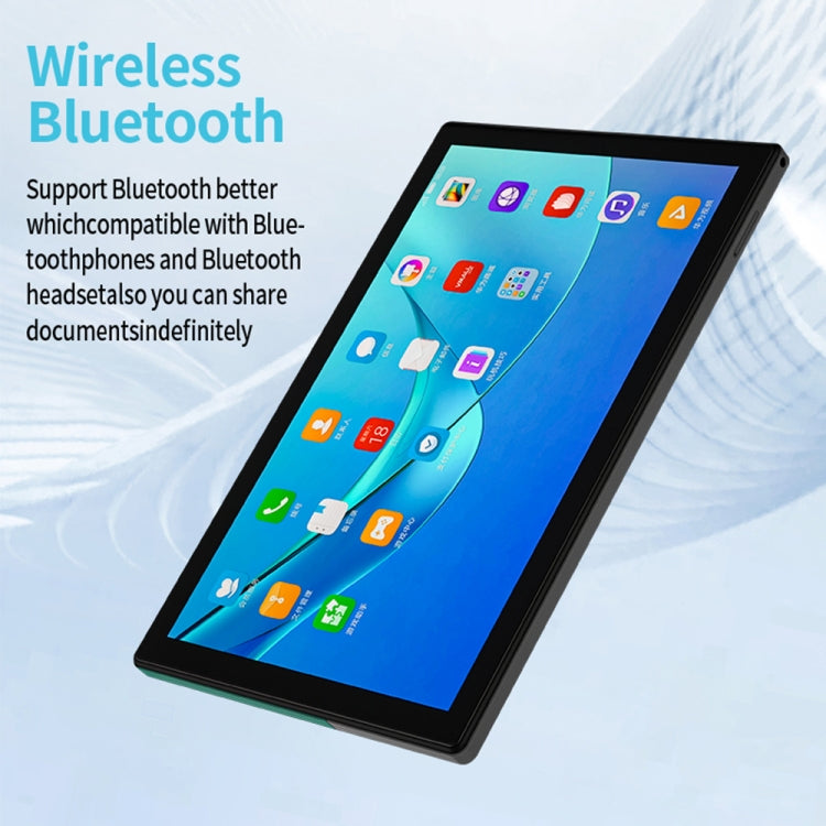 BDF P70 4G LTE 태블릿 PC 10.1인치, 안드로이드 12 MTK6762 옥타 코어, 듀얼 SIM 지원, EU 플러그, 8GB+256GB