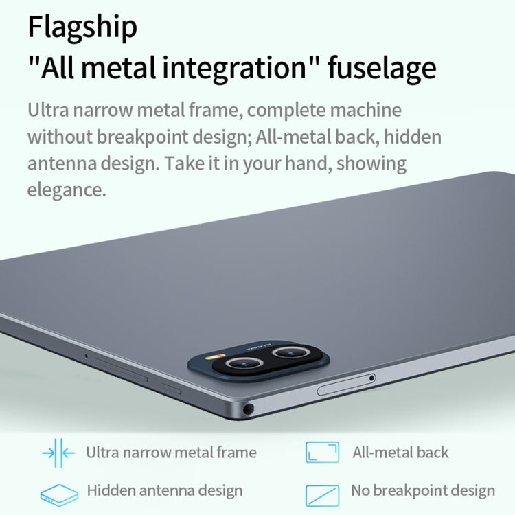 BDF P90 4G LTE 태블릿 PC 10.1인치, 안드로이드 12 MTK6762 옥타 코어, 듀얼 SIM 지원, EU 플러그, 8GB+256GB