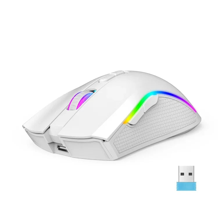 HXSJ T69 4800DPI RGB 2.4GHz 무선 마우스, T69