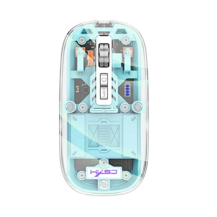 HXSJ T900 투명 자석 3모드 무선 게이밍 마우스