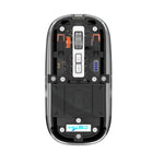HXSJ T900 투명 자석 3모드 무선 게이밍 마우스