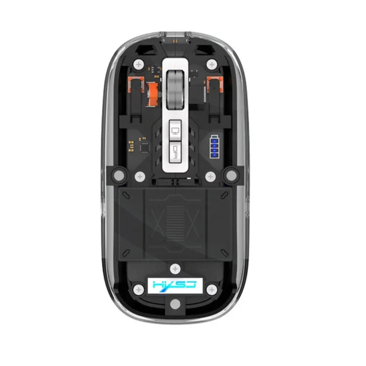 HXSJ T900 투명 자석 3모드 무선 게이밍 마우스