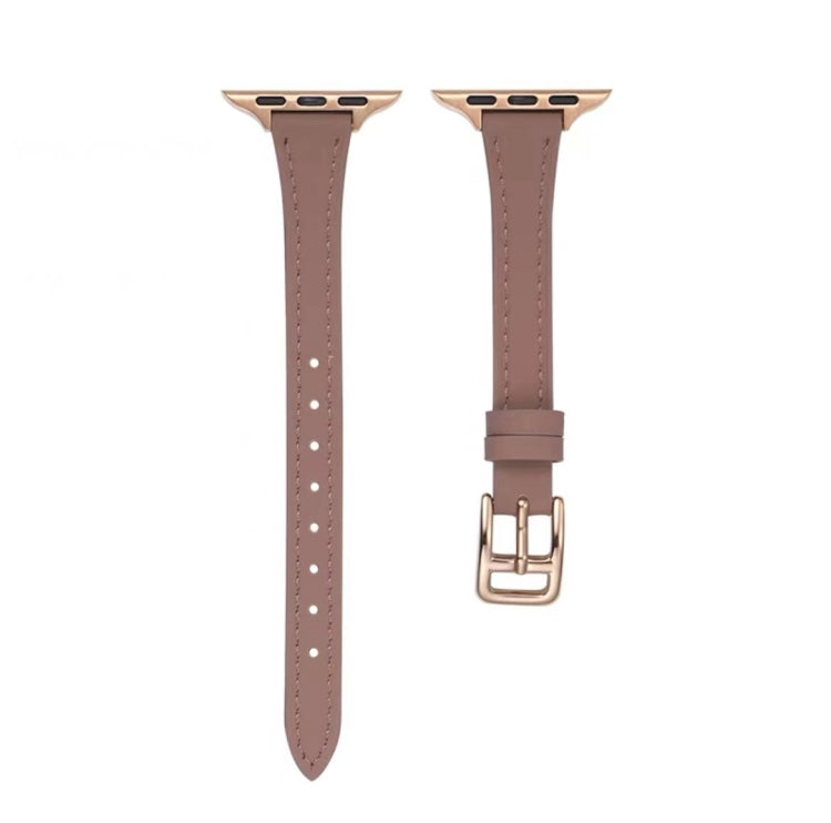 T자형 슬림 천연 가죽 시계줄, Apple Watch 시리즈 2 42mm용, Apple Watch 2 38mm용, Apple Watch 42mm용, Apple Watch 38mm용
