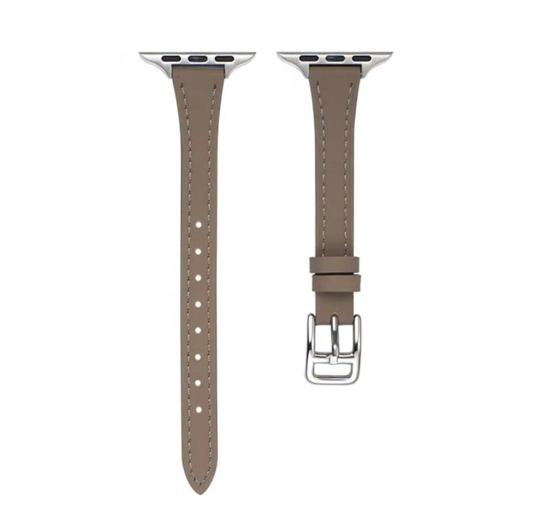 T자형 슬림 천연 가죽 시계줄, Apple Watch 시리즈 2 42mm용, Apple Watch 2 38mm용, Apple Watch 42mm용, Apple Watch 38mm용