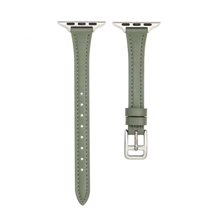 T자형 슬림 천연 가죽 시계줄, Apple Watch 시리즈 2 42mm용, Apple Watch 2 38mm용, Apple Watch 42mm용, Apple Watch 38mm용