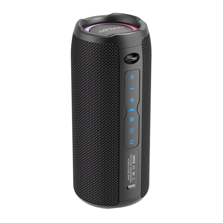 Zealot S49 Pro 20W 야외 휴대용 무선 블루투스 스피커 RGB 라이트 포함, S49 Pro