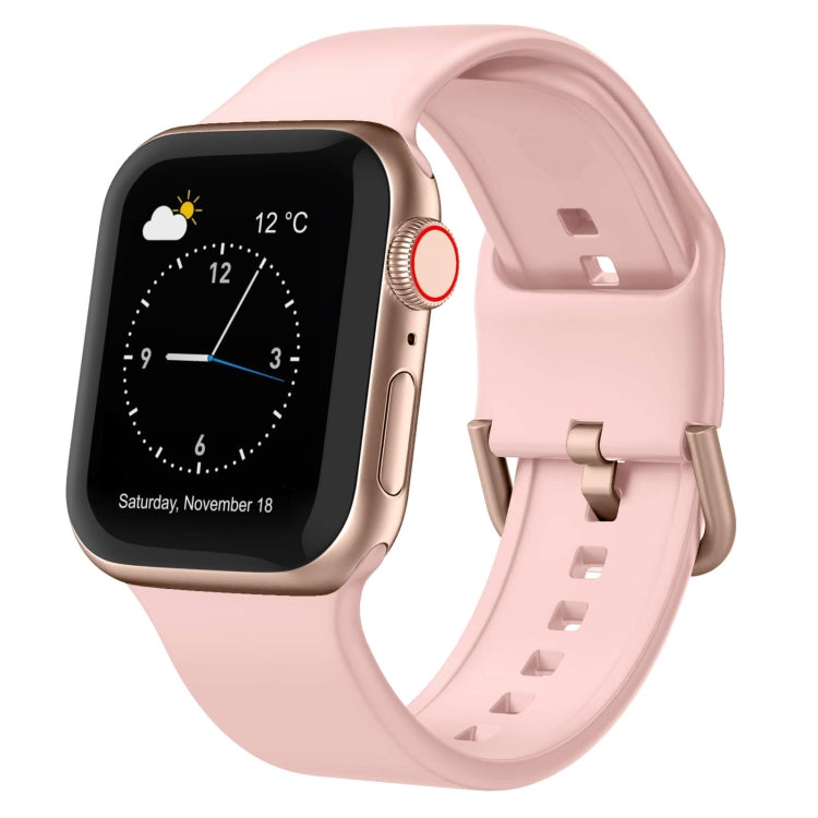Pin Buckle Silicone Watch Band, For Apple Watch Series 6 44mm