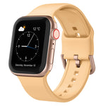 Pin Buckle Silicone Watch Band, For Apple Watch Series 2 42mm