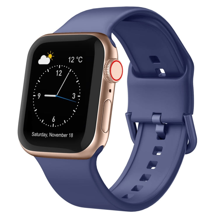 Pin Buckle Silicone Watch Band, For Apple Watch 42mm