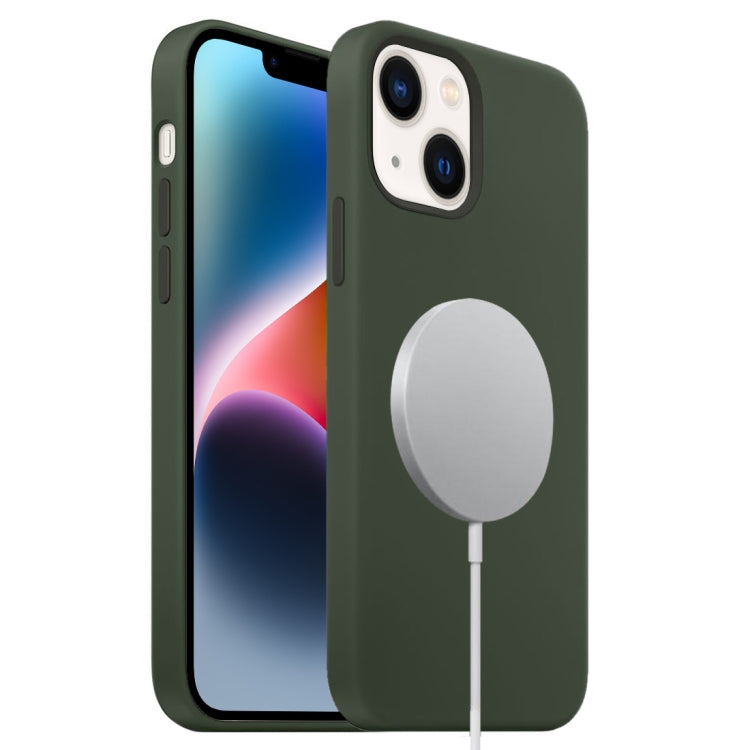 Liquid Silicone Full Coverage MagSafe Phone Case, For iPhone 15 Plus, For iPhone 15, For iPhone 14 Plus, For iPhone 14, For iPhone 14 Pro, For iPhone 14 Pro Max