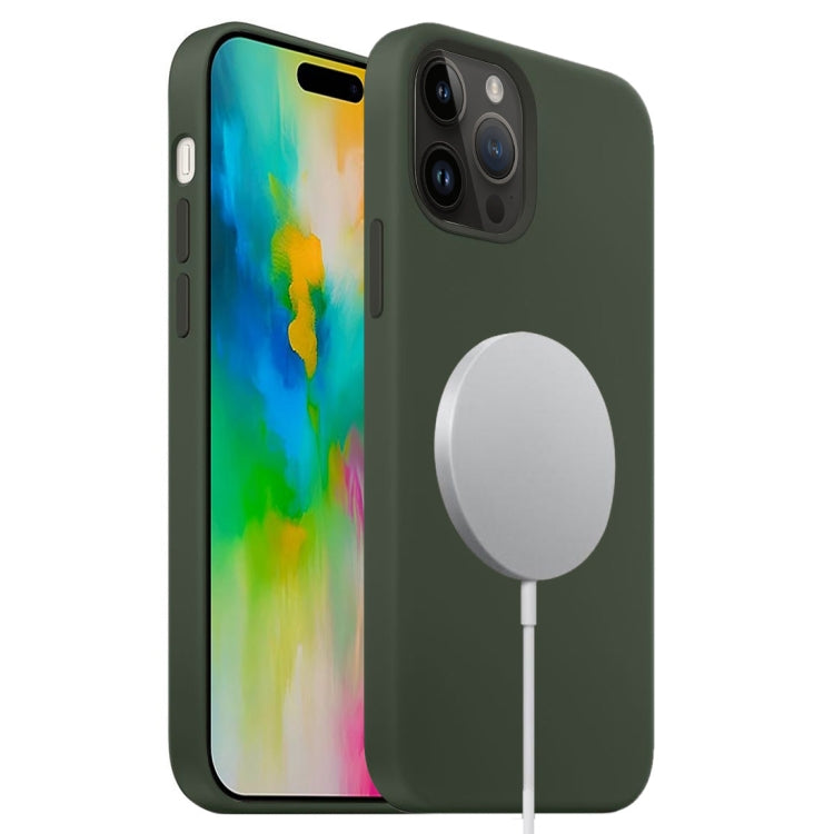 Liquid Silicone Full Coverage MagSafe Phone Case, For iPhone 16 Pro Max, For iPhone 16 Pro, For iPhone 16 Plus, For iPhone 16, For iPhone 15 Pro Max, For iPhone 15 Pro