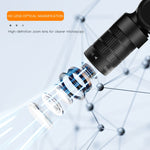 P110 50X-1000X 데스크탑 전자 디지털 현미경 4.3인치 화면, P110