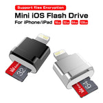 MicroDrive 8핀 to TF 카드 어댑터 미니 아이폰 & 아이패드 TF 카드 리더기, 카드 리더기