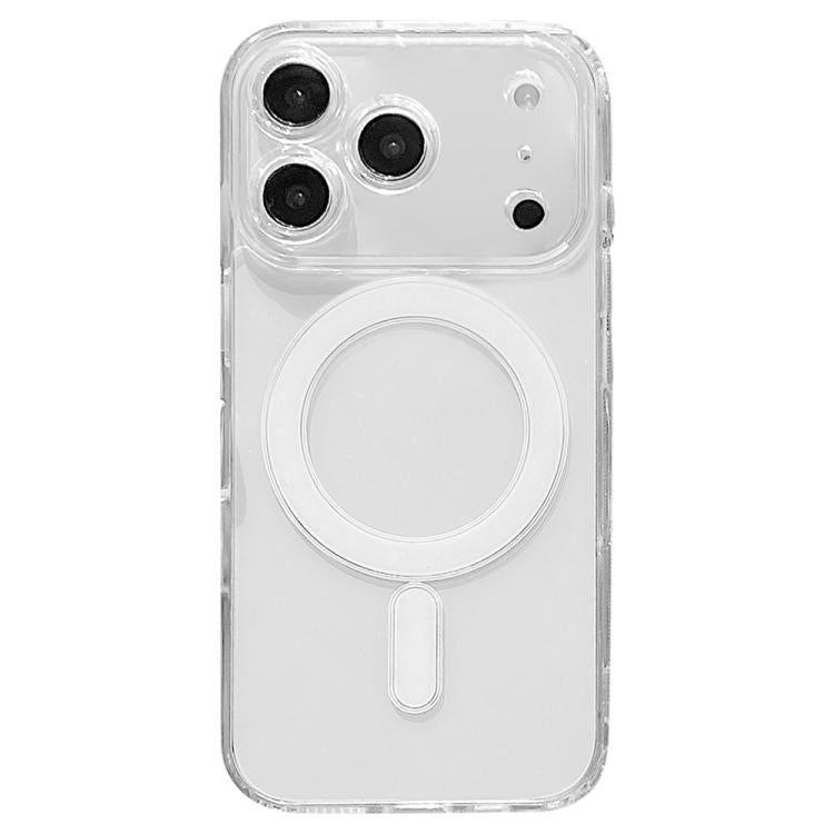 파인 홀 MagSafe 자석 투명 아크릴 TPU 케이스, 아이폰 16e / 17e용, 아이폰 17 Pro Max용, 아이폰 17 Pro용, 아이폰 17용, 아이폰 Air용, 아이폰 16 Pro Max용, 아이폰 16 Pro용, 아이폰 16 Plus용, 아이폰 16용, 아이폰 15 Pro Max용