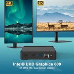 GXMO N42 윈도우 11 인텔 제미니 레이크 N4020C 미니 PC NVME SSD WiFi 미니 데스크탑 컴퓨터, 4GB+64GB, 4GB+64GB+256GB
