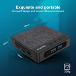 GXMO N42 윈도우 11 인텔 제미니 레이크 N4020C 미니 PC NVME SSD WiFi 미니 데스크탑 컴퓨터, 4GB+64GB, 4GB+64GB+256GB