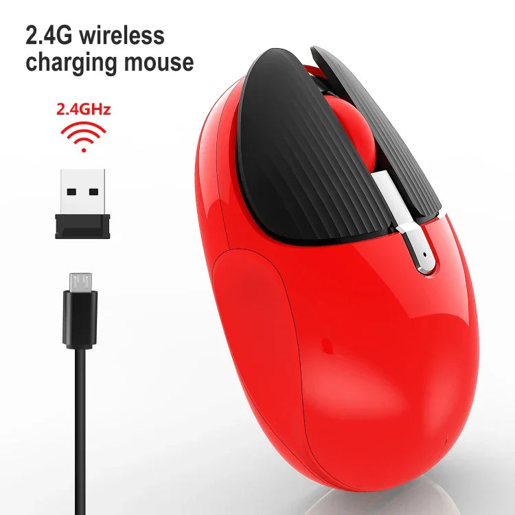 HXSJ M106 2.4GHz 1600dpi 단일 모드 무선 마우스 USB 충전식