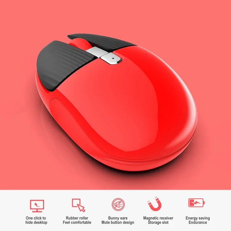 HXSJ M106 2.4GHz 1600dpi 단일 모드 무선 마우스 USB 충전식