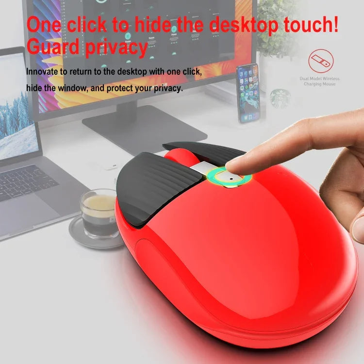 HXSJ M106 2.4GHz 1600dpi 단일 모드 무선 마우스 USB 충전식