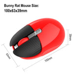 HXSJ M106 2.4GHz 1600dpi 단일 모드 무선 마우스 USB 충전식